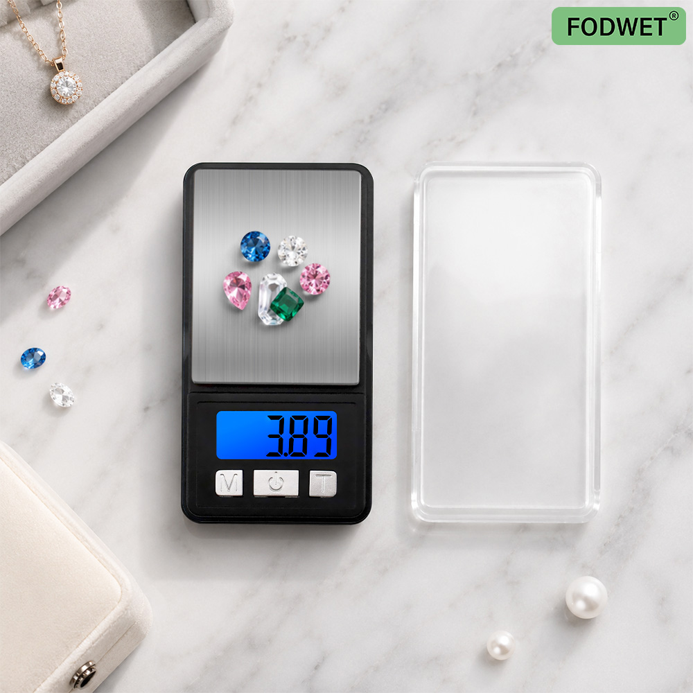 Candle Wax Scale - FODWET ミニデジタルジュエリースケール 0.01g ポータブルポケットグラムスケール 2*AAA電池が必要（電池は付属していません）