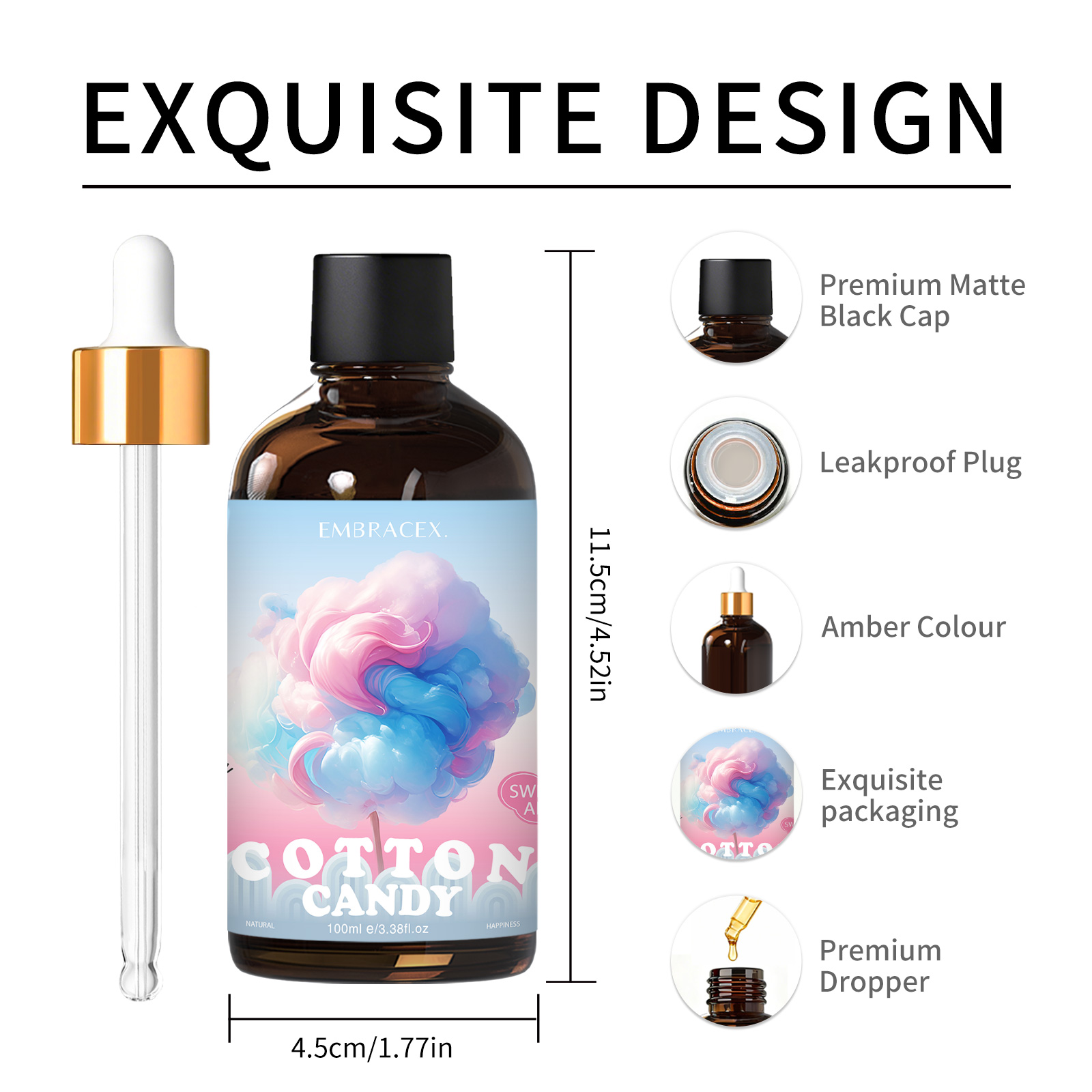 100ml コットンキャンディフレグランスオイル ディフュー - Candle Fragrance のレビューと価格