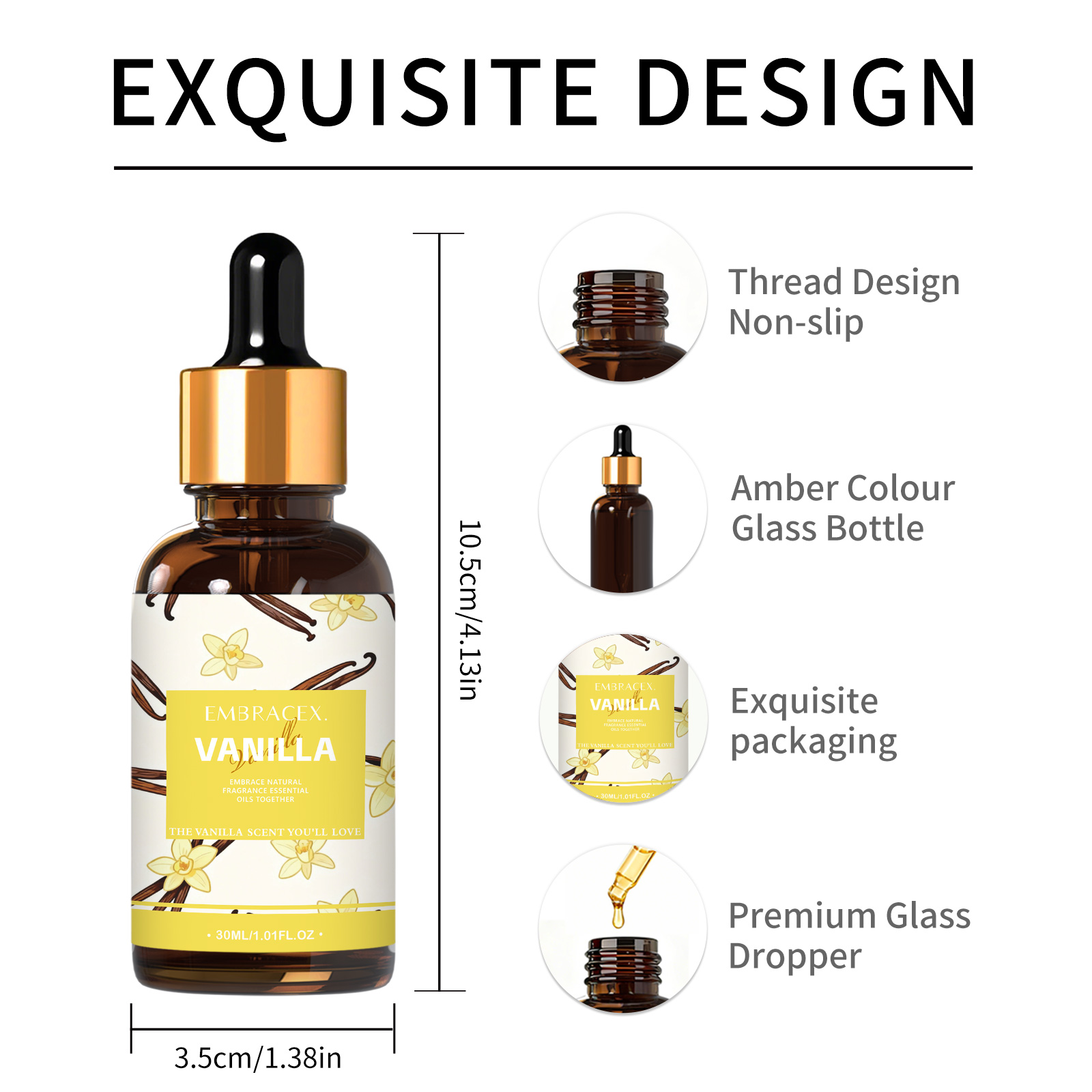 30ml バニラフレグランスオイル ディフューザー用 キャン - Candle Fragrance のレビューと価格