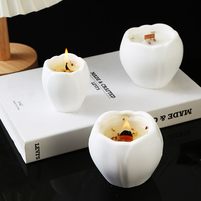 家の装飾用のアロマセラピーキャンドル、チューリップ型、長持ち - Soy Wax のレビューと価格