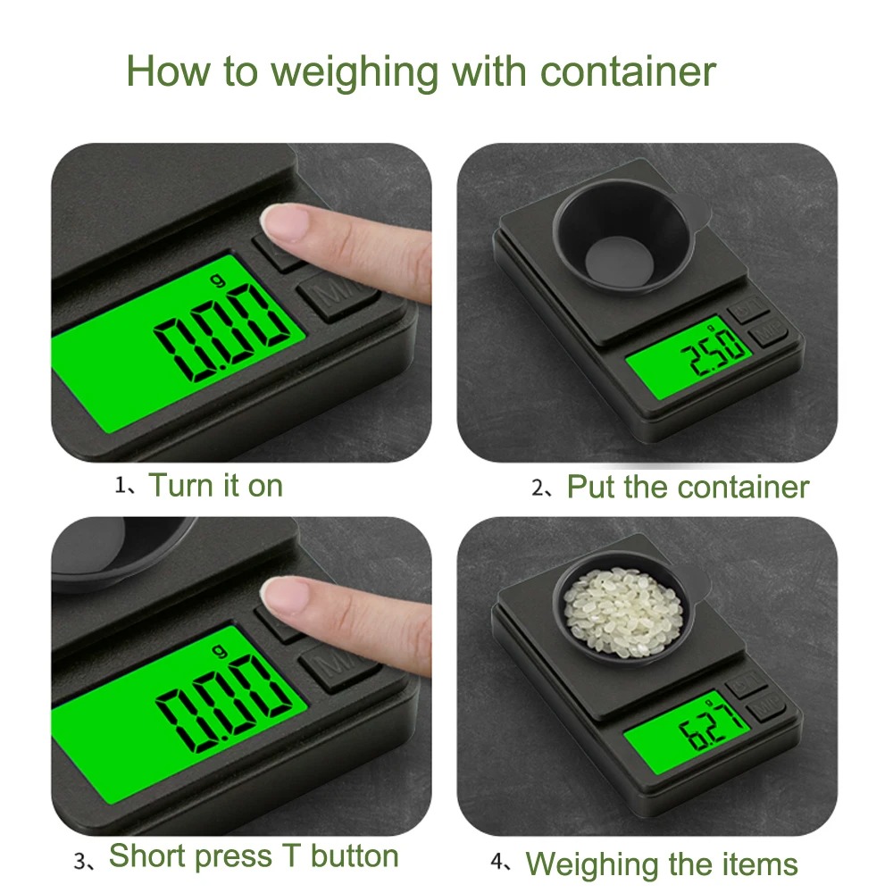 高精度ポケットスケール 1000g x 0.1g - デジタ - Candle Wax Scale のレビューと価格