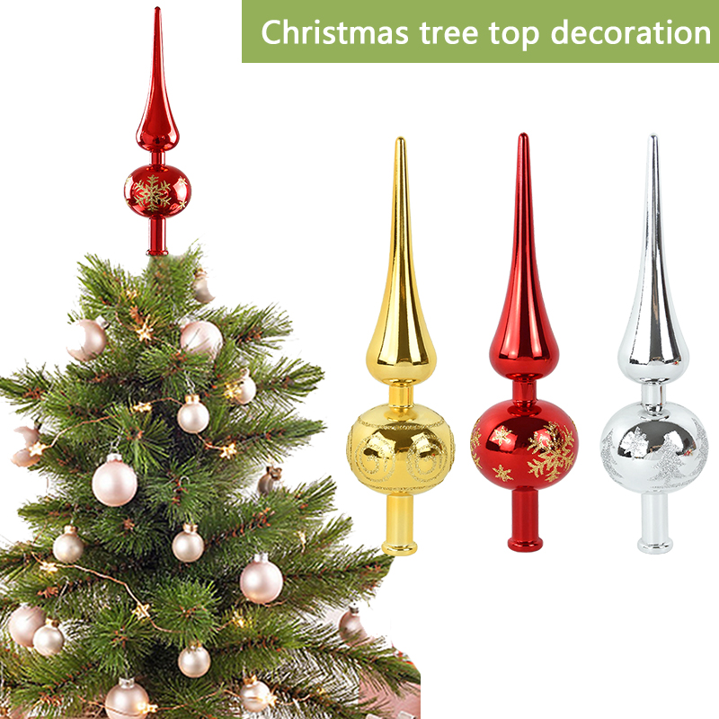 23cm クリスマスツリーの飾り トップオーナメント レッド - Candle Lighter のレビューと価格