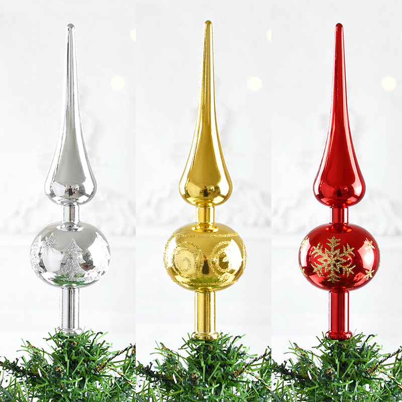 23cm クリスマスツリーの飾り トップオーナメント レッド - Candle Lighter のレビューと価格